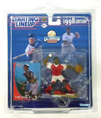 1998 Starting Lineup (SLU) Sandy Alomar Jr. Cleveland Indians Extended