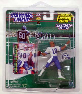 1999 Starting Lineup (SLU) Charlie Batch Detroit Lions Extended