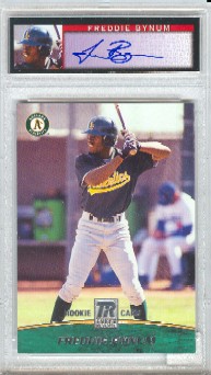 2001 Topps Reserve Rookie Autographs PSA #128 Freddie Bynum