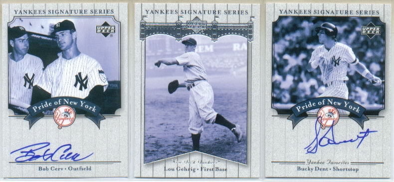2003 Upper Deck Yankees Signature #54 Lou Gehrig