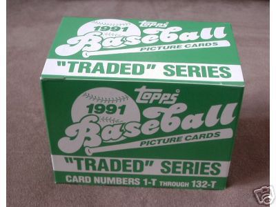 1991 TOPPS TRADED BASEBALL SET 