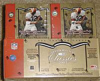 2003 Donruss Classics factory-sealed HOBBY football box (TWO 9-pack mini-boxes. Make sure you're getting what you pay for)