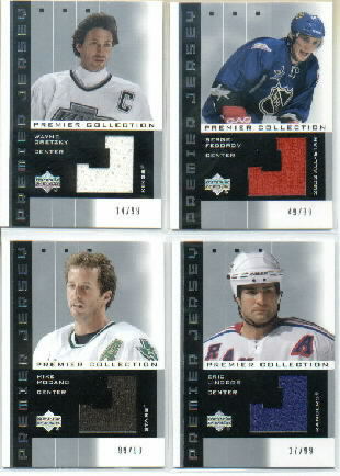 2002-03 UD Premier Collection Jerseys Silver #EL Eric Lindros