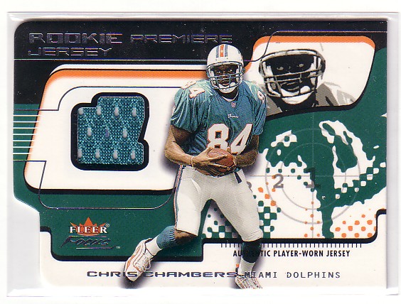 2001 Fleer Focus Rookie Premiere Jersey #RPCC Chris Chambers