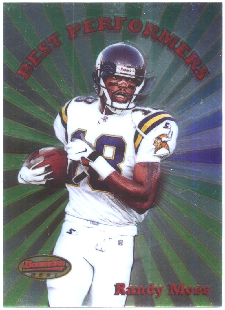 1998 Bowman's Best Performers #BP5 Randy Moss