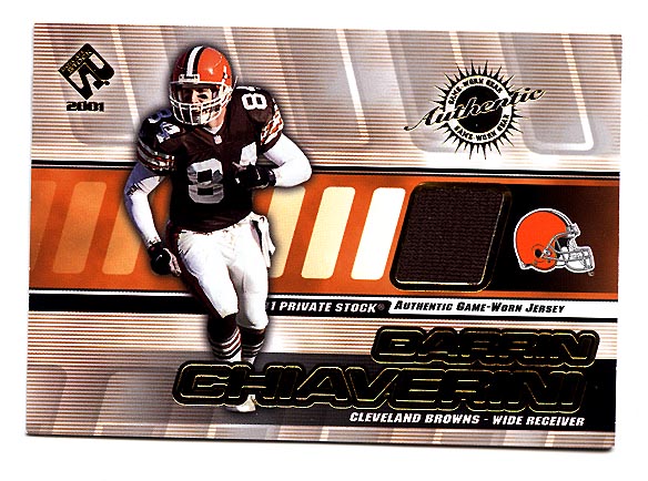 2001 Private Stock Game Worn Gear #34 Darrin Chiaverini