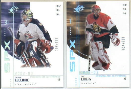 2002-03 SPx #176 Pascal LeClaire RC