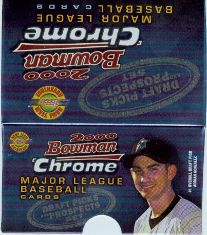 2000 Bowman Chrome Baseball Draft Picks & Prospects Factory Set