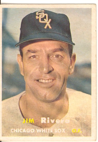 1957 Topps #107 Jim Rivera