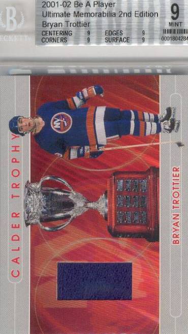 2001-02 BAP Ultimate Memorabilia Calder Trophy #19 Bryan Trottier