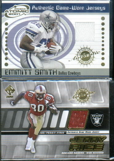 2001 Pacific Prism Atomic Jerseys #23 Emmitt Smith
