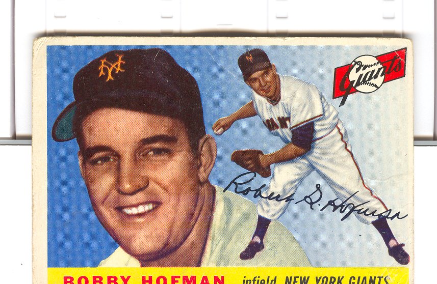 1955 Topps #17 Bobby Hofman