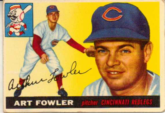 1955 Topps #3 Art Fowler RC