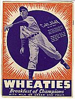 1937 Wheaties BB8 #7 Carl Hubbell/(throwing)