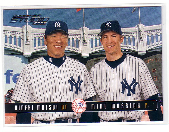 2003 Studio #200 M.Mussina/H.Matsui