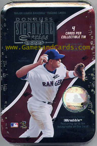 2003 Donruss Signature Baseball Box Tin - 1 Autograph per Box Tin