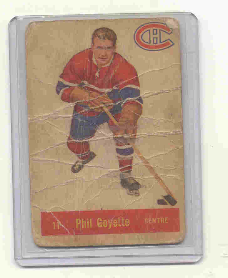 1957-58 Parkhurst #M11 Phil Goyette RC