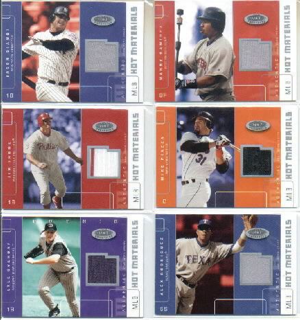 2003 Hot Prospects MLB Hot Materials #MPI Mike Piazza Jsy