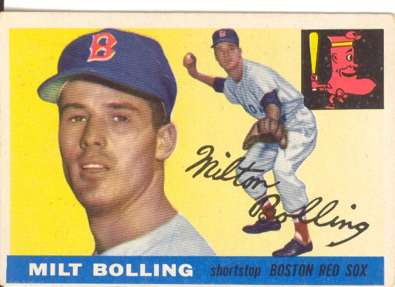 1955 Topps #91 Milt Bolling