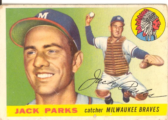1955 Topps #23 Jack Parks RC