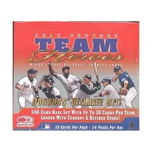 2003 Donruss Team Heroes Hobby Baseball Unopened Box (24 Packs)