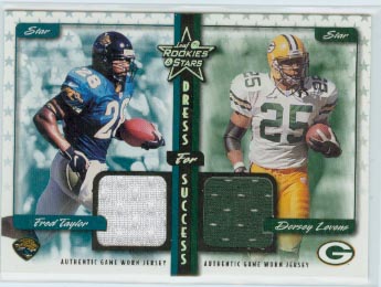 1999 Leaf Rookies and Stars Dress For Success #27 Fred Taylor/Dorsey Levens
