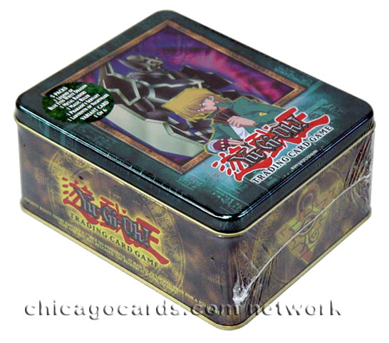 2003 Yu-Gi-Oh! Limited Edition Gearfried the Iron Knight Collector's Tin Set/Box(Includes 5 Packs: Blue Eyes Metal Raiders Magic Rulers Pharaoh Servant Labyrinth of Nightmare)Factory Sealed *In Stock*