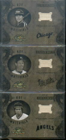 2003 Timeless Treasures HOF Materials #6 George Brett Bat/100
