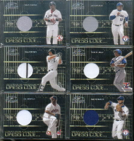 2003 Donruss Classics Dress Code #28 C.C. Sabathia Jsy/500