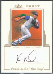 2003 Fleer Avant Autograph Gold #VW Vernon Wells
