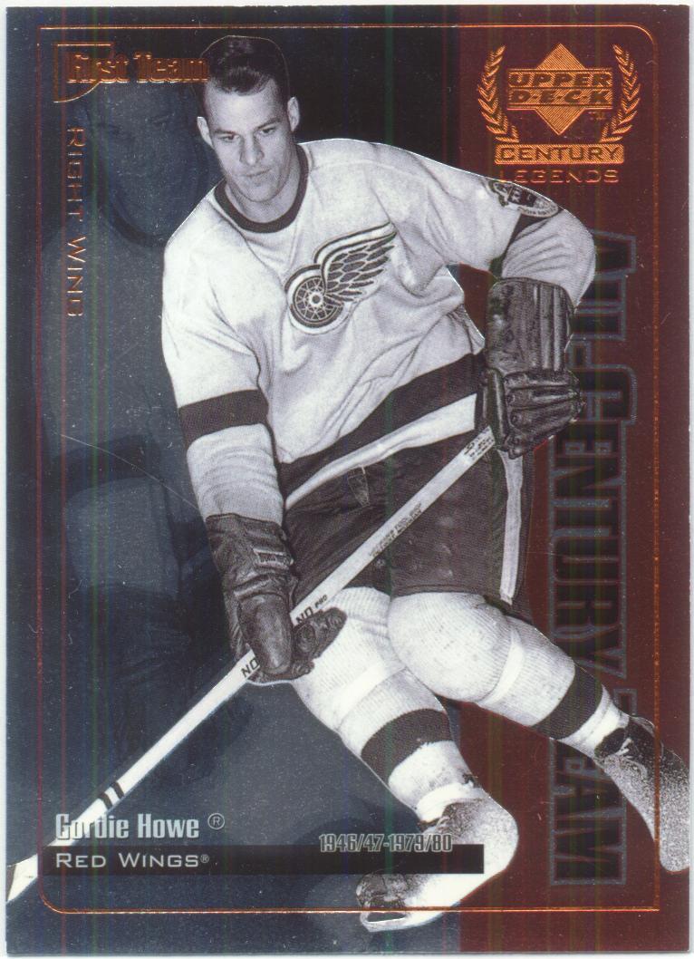 1999-00 Upper Deck Century Legends All Century Team #AC2 Gordie Howe