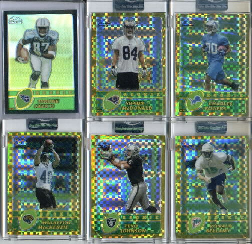 2003 Topps Chrome Black Refractors #222 Tyrone Calico