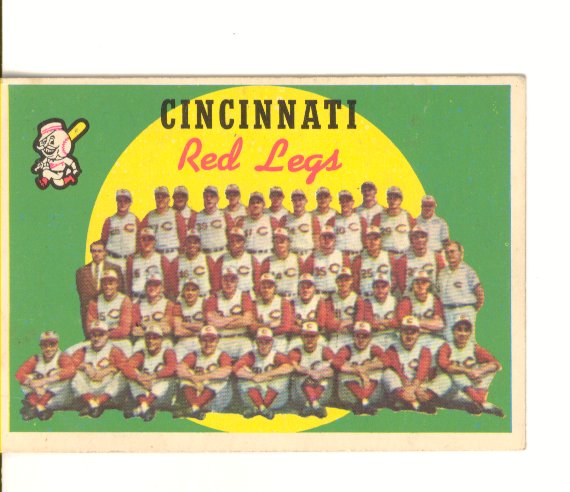1959 Topps #111 Cincinnati Redlegs CL
