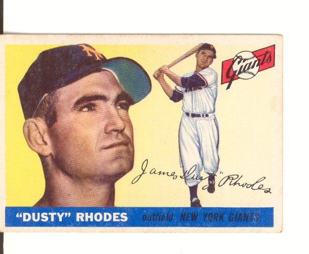 1955 Topps #1 Dusty Rhodes