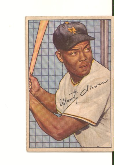 1952 Bowman #162 Monte Irvin