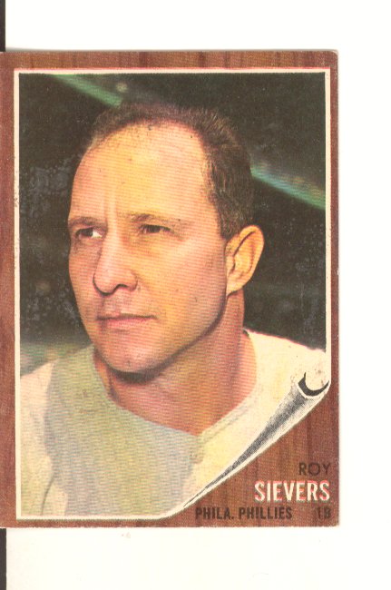 1962 Topps #220 Roy Sievers
