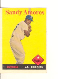 1958 Topps #93 Sandy Amoros