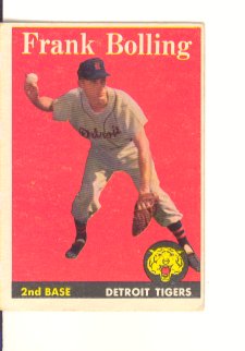 1958 Topps #95 Frank Bolling