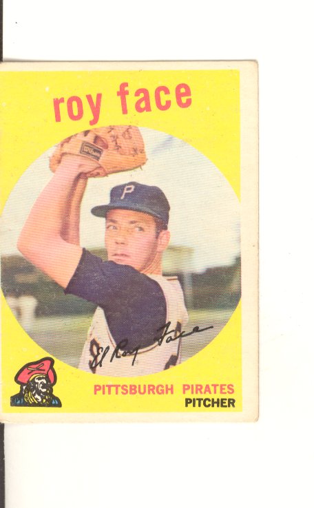 1959 Topps #339 Roy Face