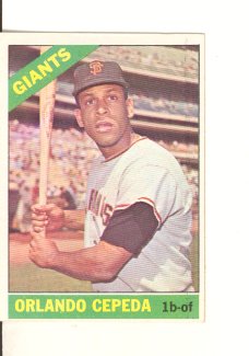 1966 Topps #132 Orlando Cepeda