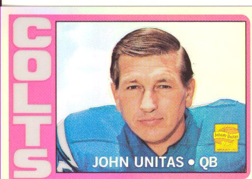2000 Topps Unitas Reprints Chrome #R16 Johnny Unitas
