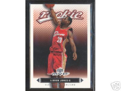 2003-04 Upper Deck MVP Cleveland Cavaliers Team Set (featuring Lebron James Rookie)