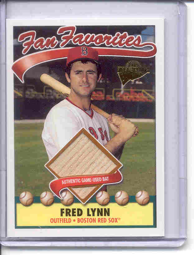 2003 Topps All-Time Fan Favorites Relics #FL Fred Lynn Bat