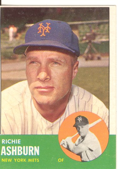 1963 Topps #135 Richie Ashburn
