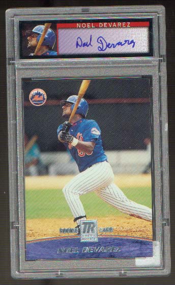 2001 Topps Reserve Rookie Autographs PSA #145 Noel Devarez