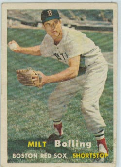 1957 Topps #131 Milt Bolling