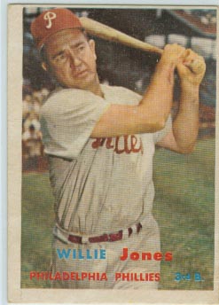 1957 Topps #174 Willie Jones