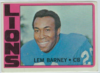 1972 Topps #42 Lem Barney