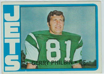 1972 Topps #113 Gerry Philbin