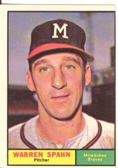 1961 Topps #200 Warren Spahn